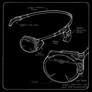 Design sketch for the exographic target monocle